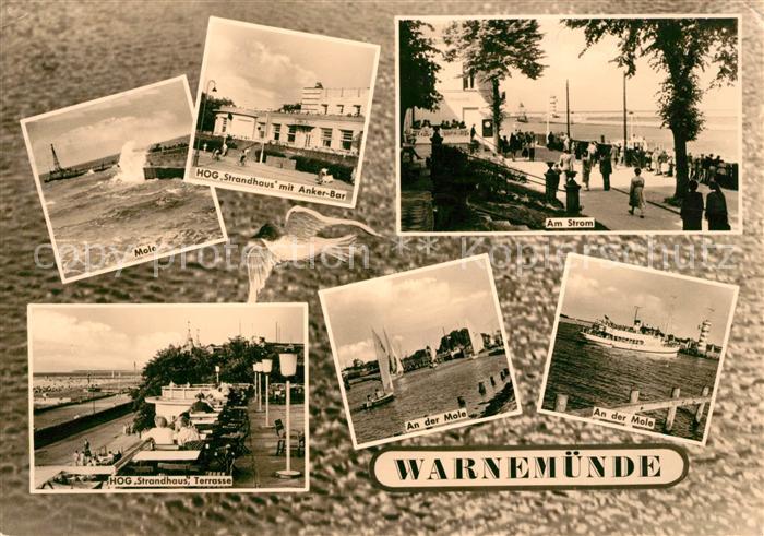 Warnemuende Ostseebad Mole HOG Strandhaus Am Strom HOG Strandhaus Terrasse An de
