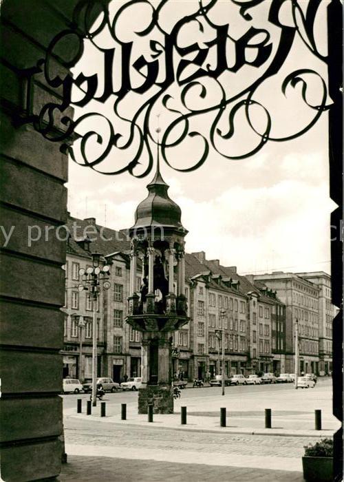 Magdeburg Rathaus mit Magdeburger Reiter