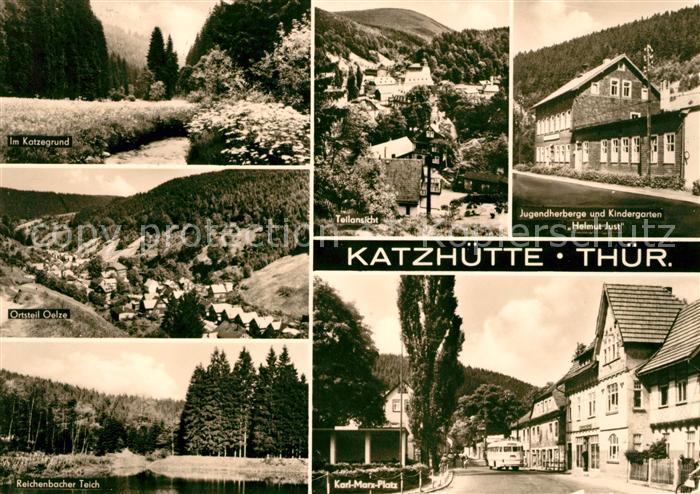 Katzhuette Katzengrund Teilansicht Jugendherberge Helmut Just Oelze Reichenbache