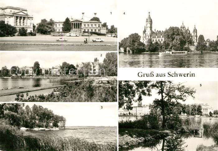 Schwerin Mecklenburg Alter Garten Graf Schack Allee Am Schweriner See Schloss Bu