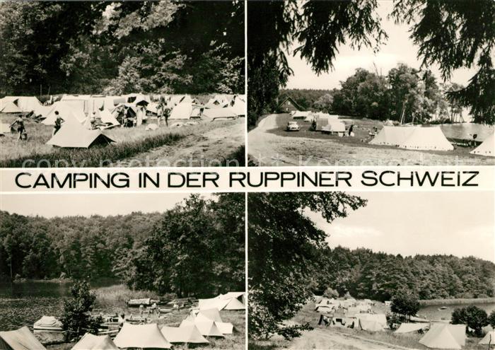 Ruppin Brandenburg Camping in der Ruppiner Schweiz