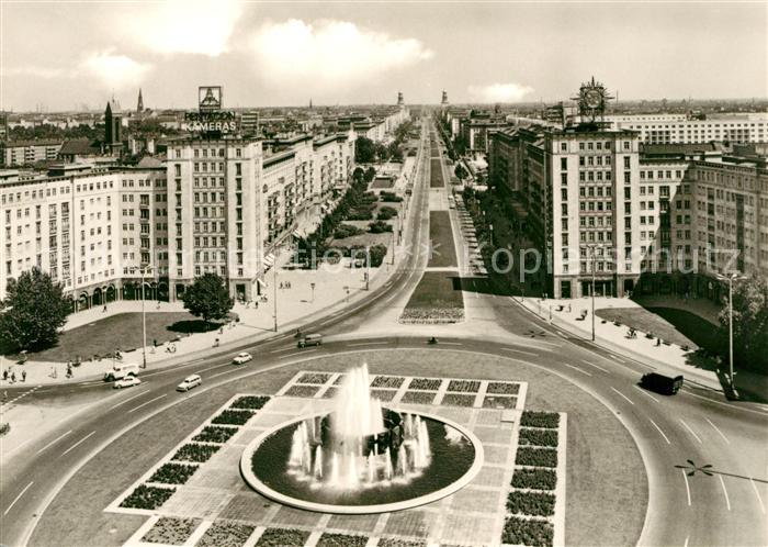 BERLIN  CITY Strausberger Platz Karl Marx Allee