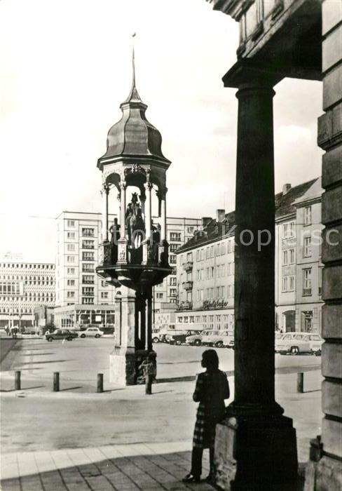 Magdeburg Alter Markt mit Magdeburger Reiter