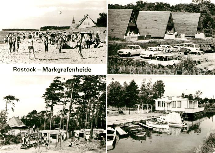 Markgrafenheide Rostock Strand Bungalows Zeltplatz Bootsanlegestelle
