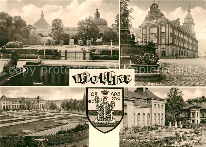 Gotha Thueringen Schloss Rathaus Orangerie HO Cafe
