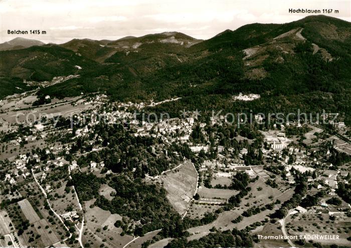 BADENWEILER BW Fliegeraufnahme mit Belchen und Hochblauen