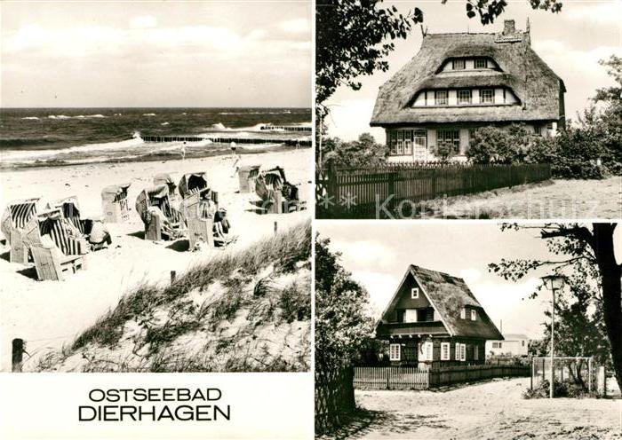 Dierhagen Ostseebad Strand Inselhaeuser