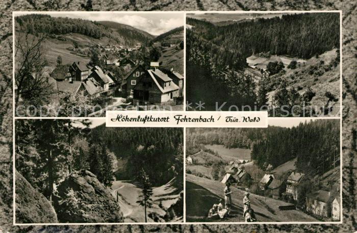Fehrenbach Thueringer Wald Panorama