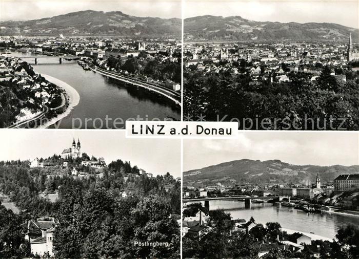Linz Donau Panorama Poestlingberg