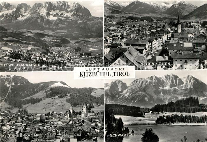 Kitzbuehel Tirol Hahnenkamm Wilden Kaiser Schwarz See