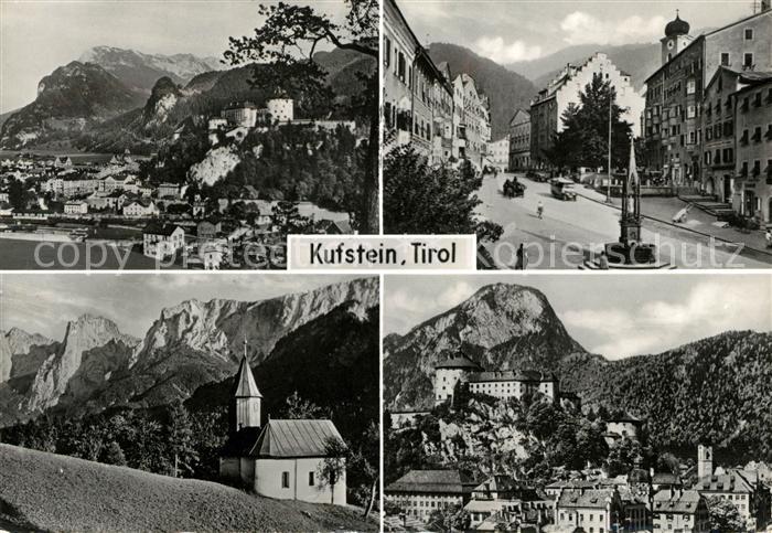 Kufstein Tirol Kapelle Panorama Burg
