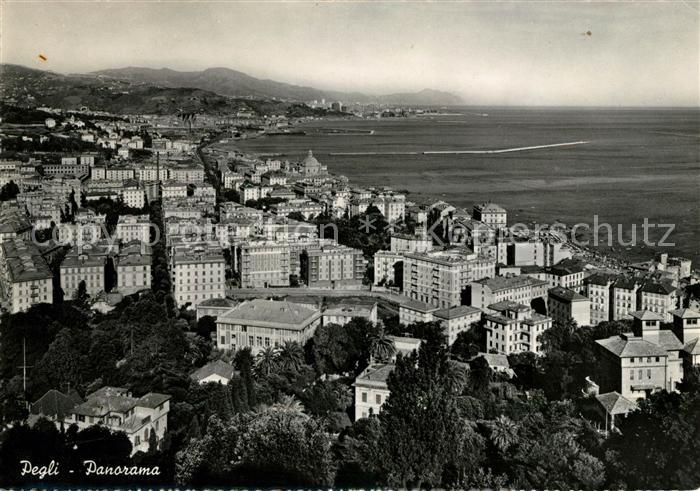 Pegli Fliegeraufnahme Panorama
