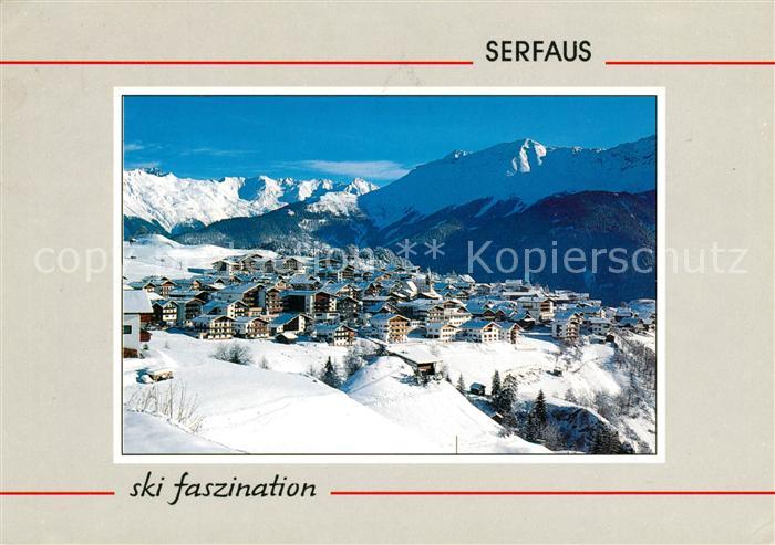 Serfaus Tirol Winter Panorama