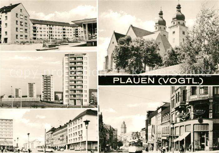 Plauen Vogtland Stadtansichten Kirche