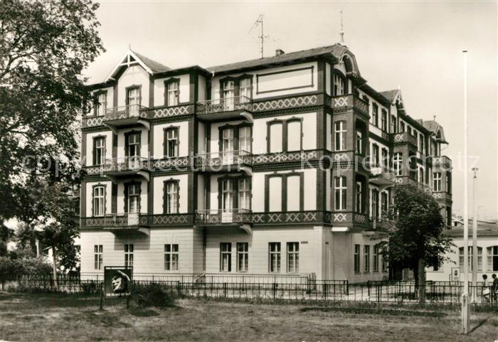 Ahlbeck Ostseebad FDGB Erholungsheim Kurt Buerger