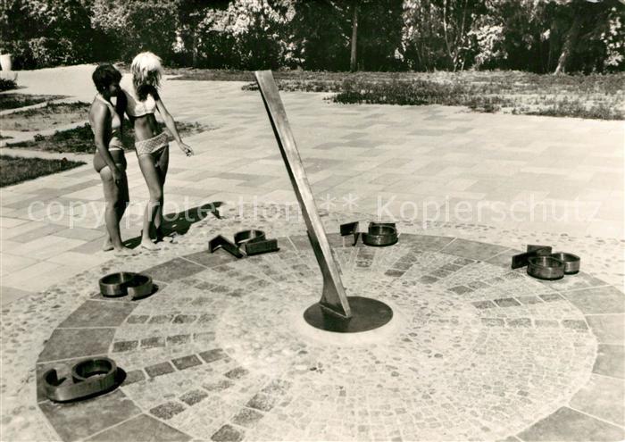 Heringsdorf Ostseebad Usedom Sonnenuhr