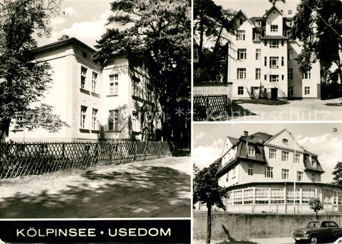 Koelpinsee Usedom Kureinrichtungen Insel Usedom Betriebsteil II Kindersanatorium