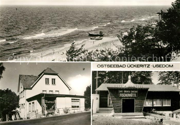 ueckeritz Usedom Strand Ratscafe Fischerhuette