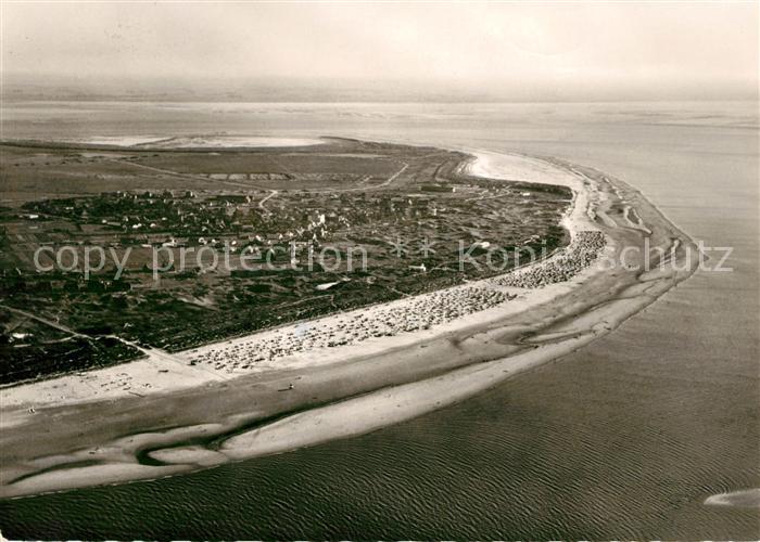 Langeoog Nordseebad Fliegeraufnahme