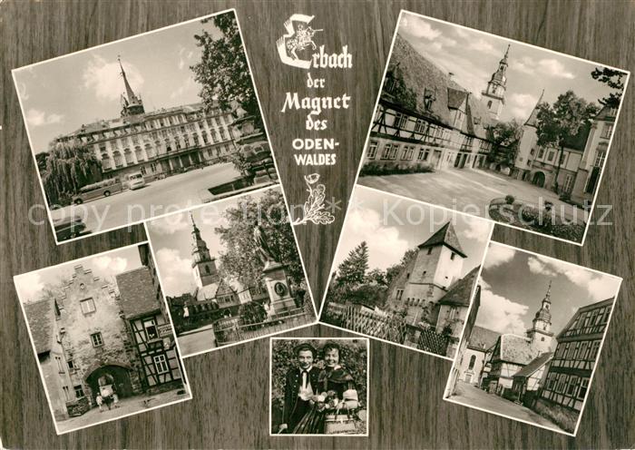 Erbach Odenwald Rathaus Marktplatz Denkmal Stadttor