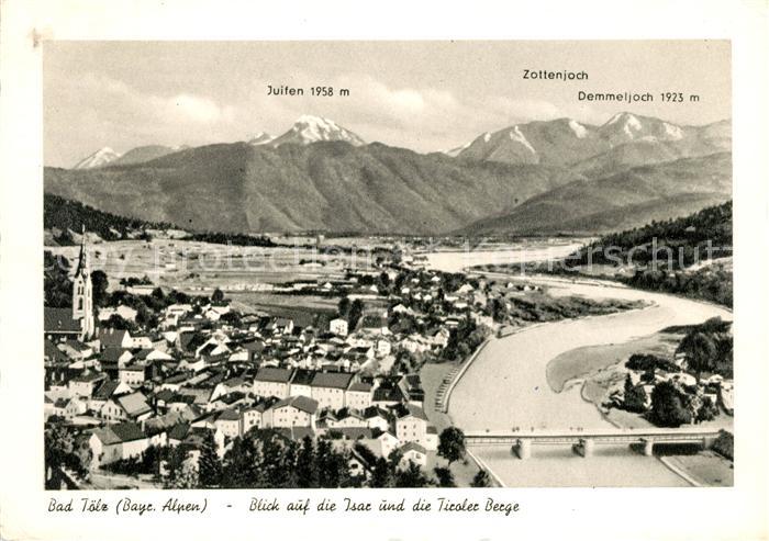 Bad Toelz Isar Tiroler Berge Julfen Zottenjoch Demmeljoch
