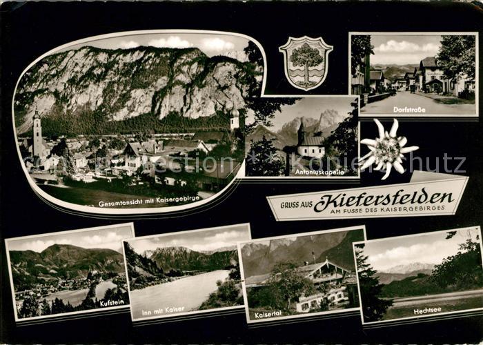 Kiefersfelden Kaisergebirge Dorfstrasse Antoniuskapelle Kufstein Inn Kaiser