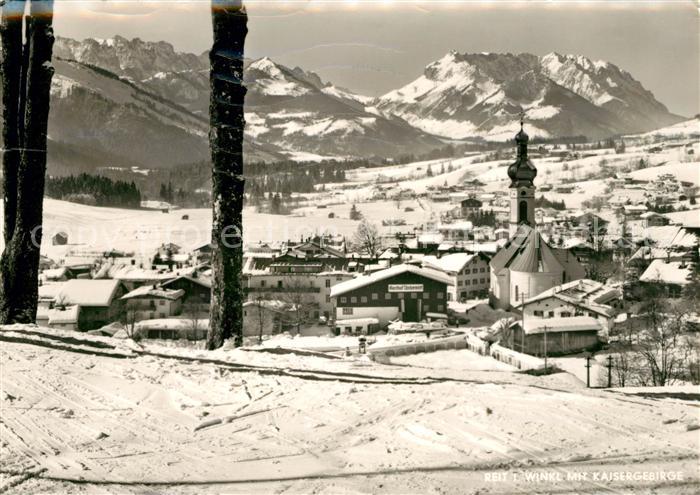 Reit Winkl Kaisergebirge Winter Kirche