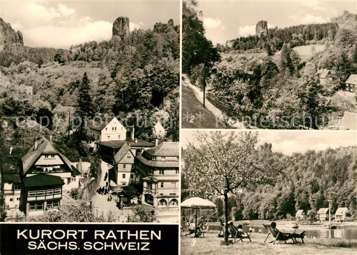 Rathen Saechsische Schweiz Talwaechter Lokomotive Liegewiese Moench