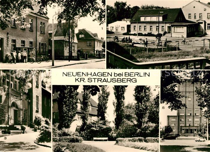 Neuenhagen Berlin Ernst Thaelmann Strasse Kulturhaus Krankenhaus Bahnhof Rathaus