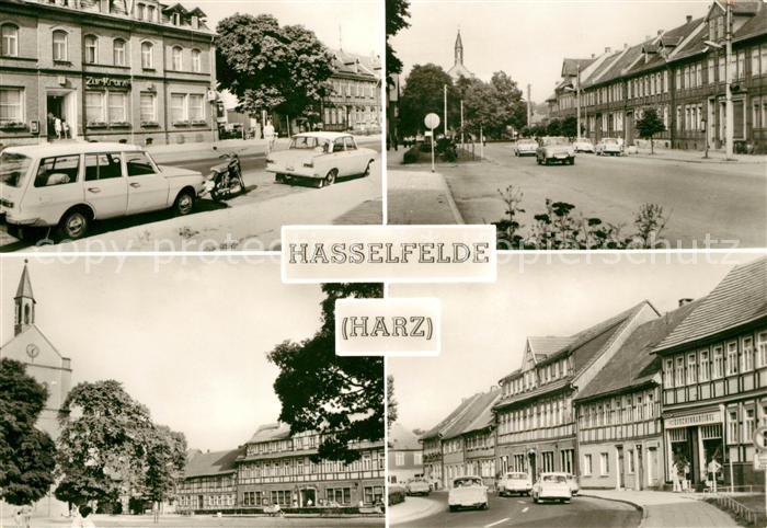 Hasselfelde FDGB Ferienheim Zur Krone Breite Strasse Rathaus Markt