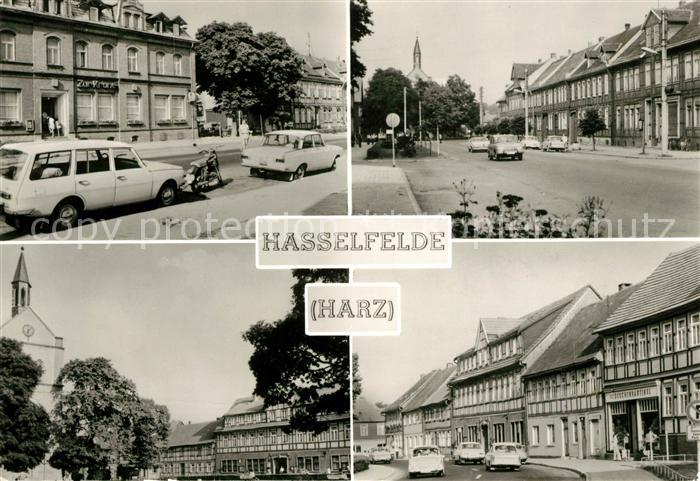Hasselfelde FDGB Ferienheim Zur Krone Breite Strasse Rathaus Markt