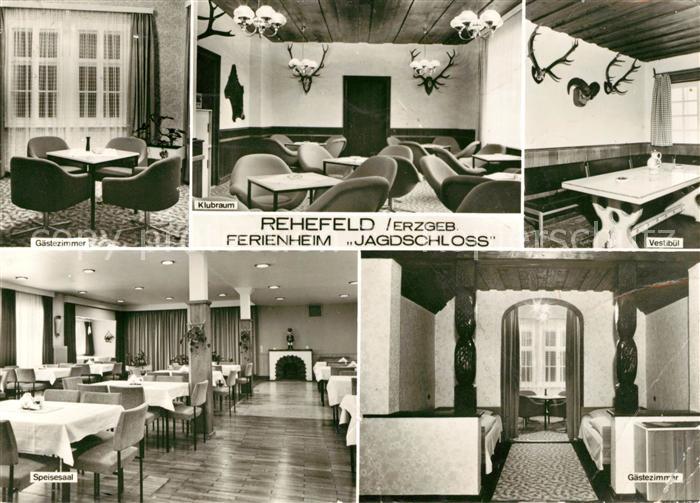 Rehefeld-Zaunhaus Ferienheim Jagdschloss Gaestezimmer Klubraum Vestibuel Speises