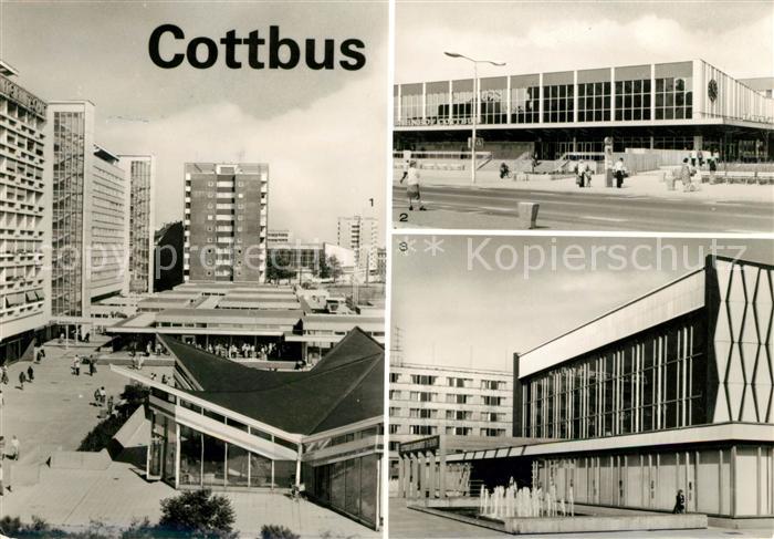 Cottbus Zentrum Bahnhof Stadthalle