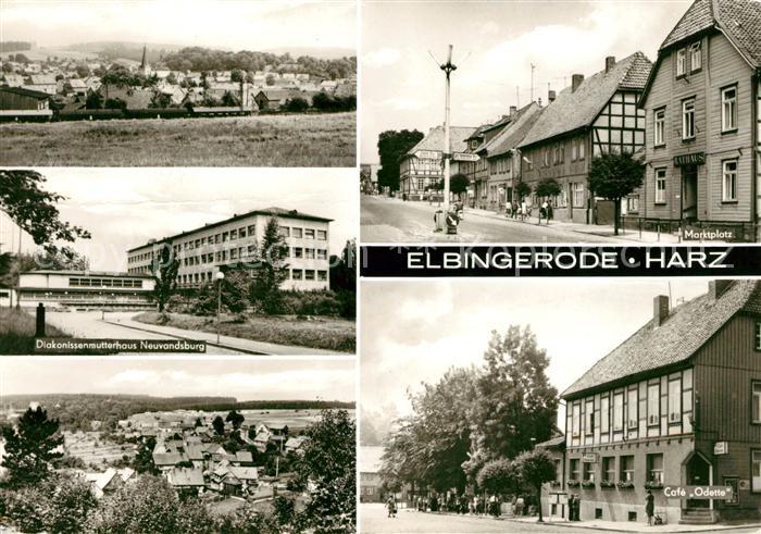 Elbingerode Harz Marktplatz Cafe Odette Diakonissenmutterhaus Neuvandsburg