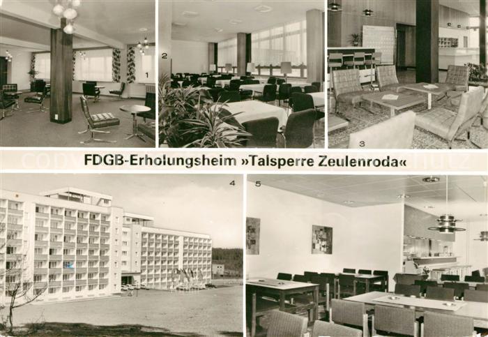 Zeulenroda-Triebes FDGB Heim Klubraum Kleines Restaurant Empfang Kellerrestauran