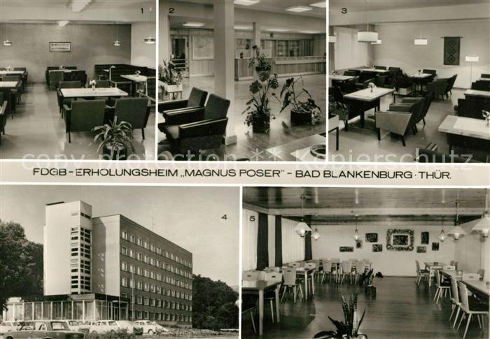 Bad Blankenburg FDGB Erholungsheim Magnus Poser