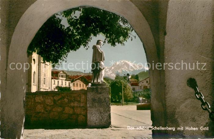 Berchtesgaden Das schoene Schellenberg mit Hohem Goell