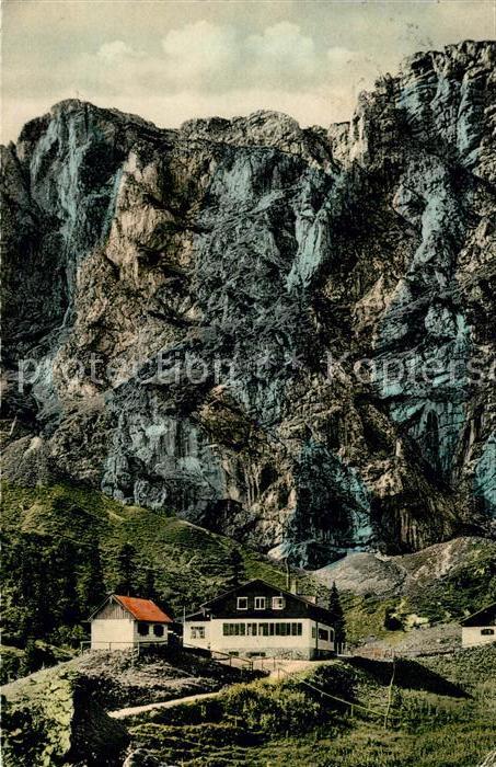 Tutzingerhuette mit Benediktenwand