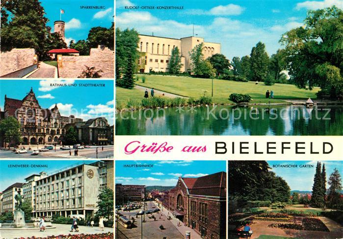 Bielefeld Sparrenburg Rathaus Stadttheater Leineweber Denkmal Rud Oetker Konzert