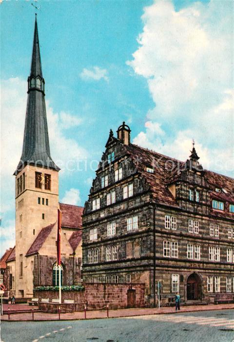 Hameln Weser Marktkirche und Hochzeitshaus
