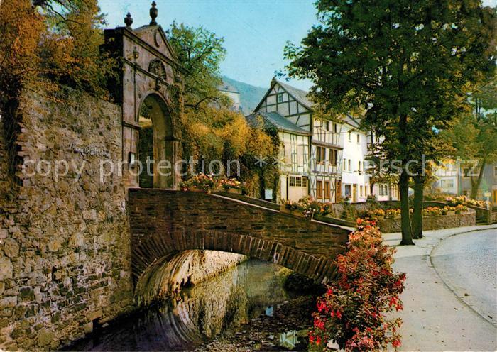 Bad Muenstereifel Burgaufgang an der Erft