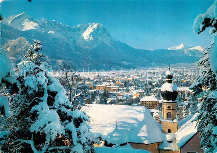 GARMISCH-PARTENKIRCHEN Bayern mit Zugspitzgruppe