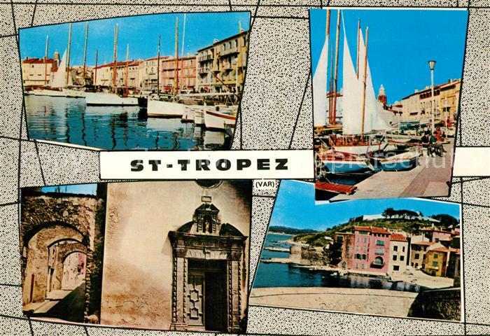 Saint Tropez Var Hafenpartien Ortsmotive
