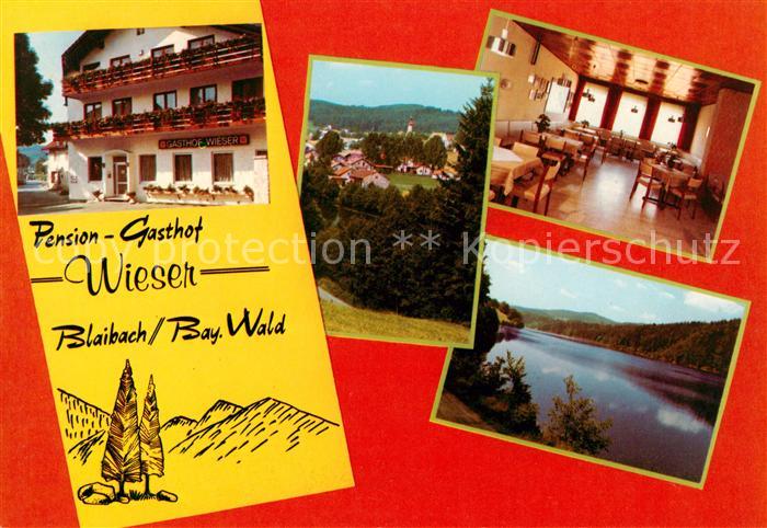 Blaibach Pension Gasthof Wieser Speisesaal Seeblick