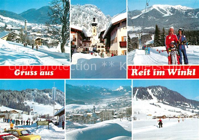Reit Winkl Dorfmotive Schlepplift Panorama