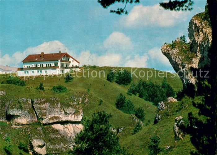 Pottenstein Oberfranken Terrassen Cafe Pension Schrottenberg