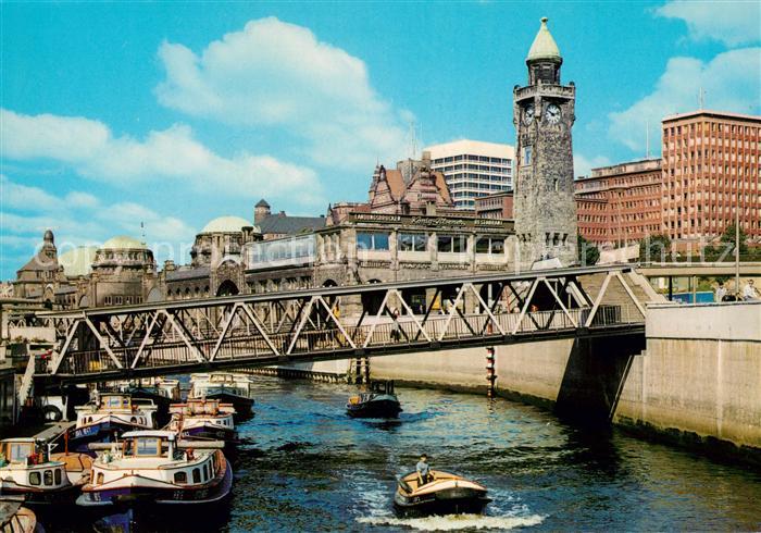 Hamburg An den St Pauli Landungsbruecken