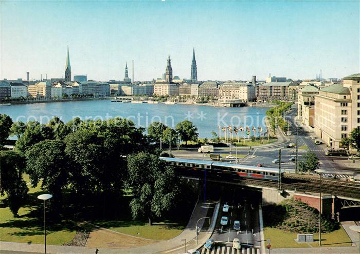 Hamburg Binnenalster und City