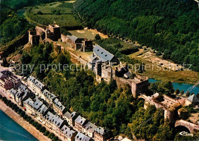Bouillon sur Semois Chateau de Bouillon Fliegeraufnahme