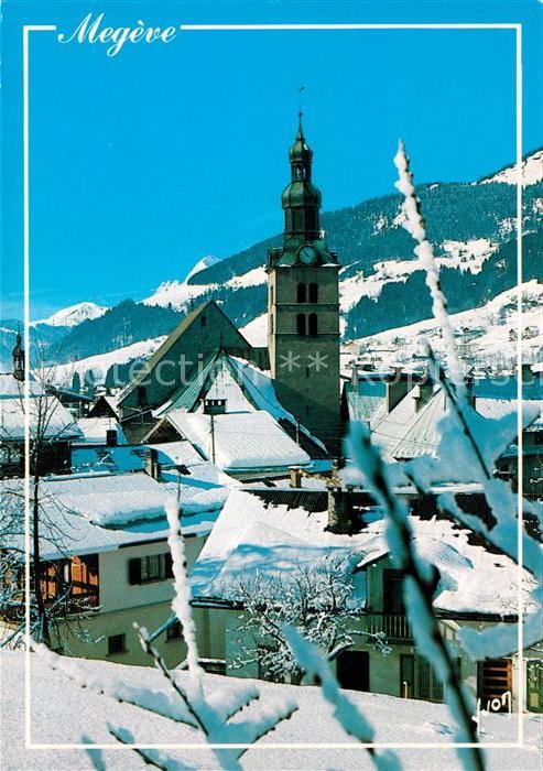 Megeve Le village et son magnifique clocher